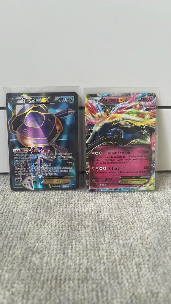 Genesect & Xerneas EX full art, Ophalen of Verzenden, Zo goed als nieuw