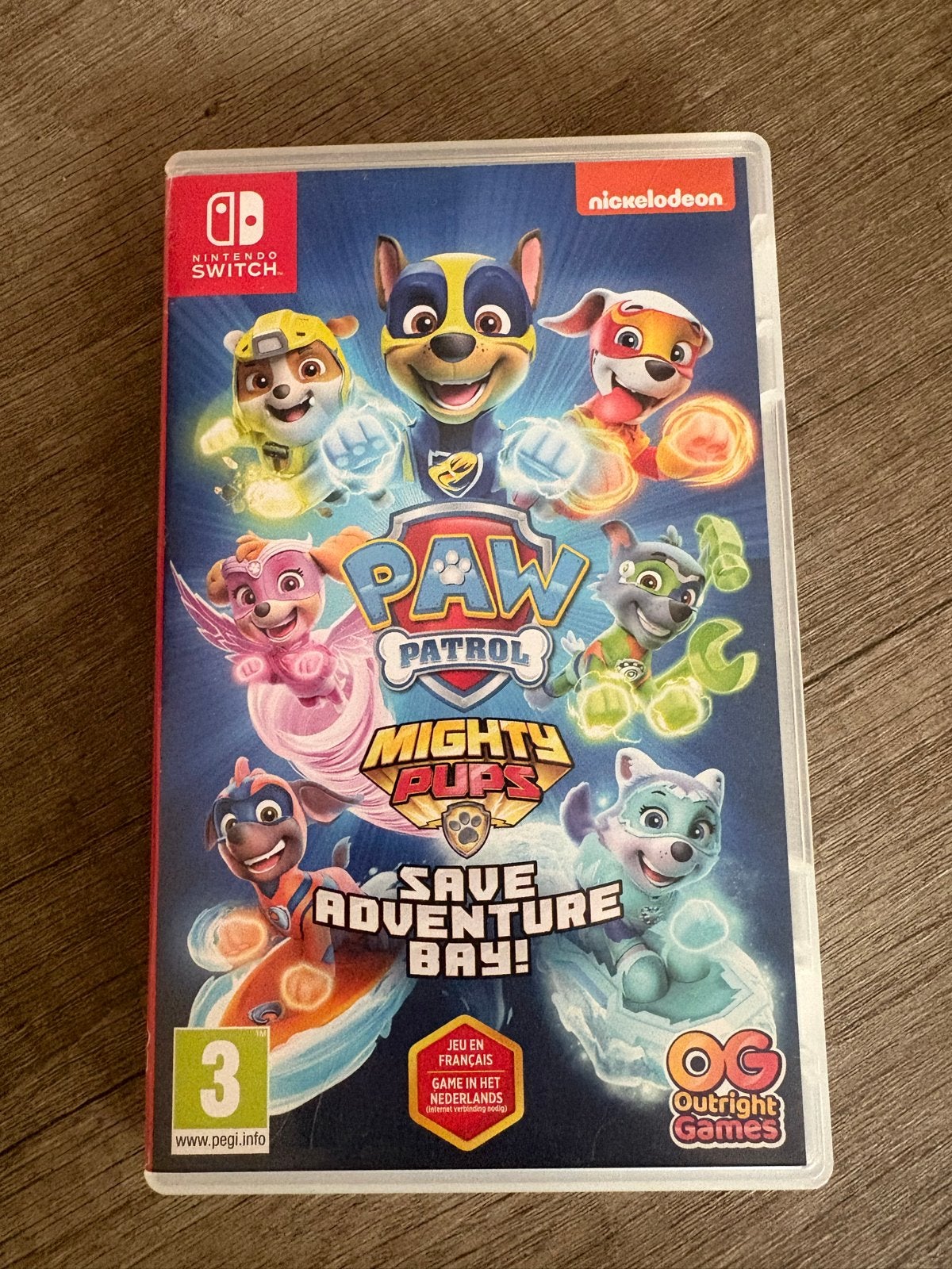 Paw Patrol Mighty Pups: Save Adventure Bay Nintendo Switch, Ophalen, Zo goed als nieuw, Met games