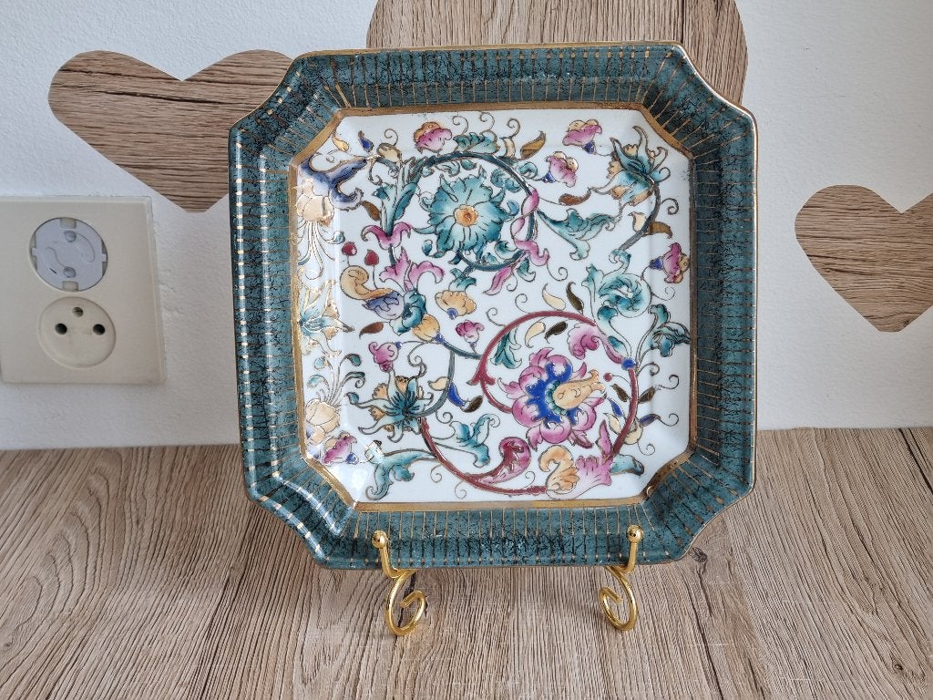 Prachtige Vintage Chinese Japanse Schaal Porselein Cloisonne, Verzenden