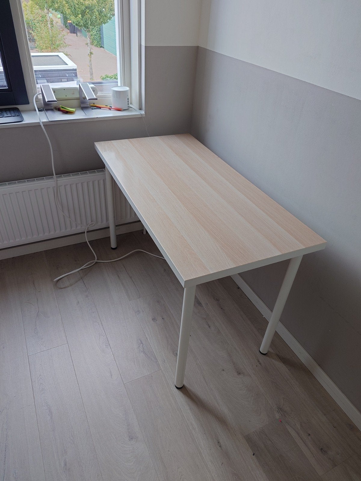 IKEA Linnmon bureau 120x60 cm met witte poten, Ophalen