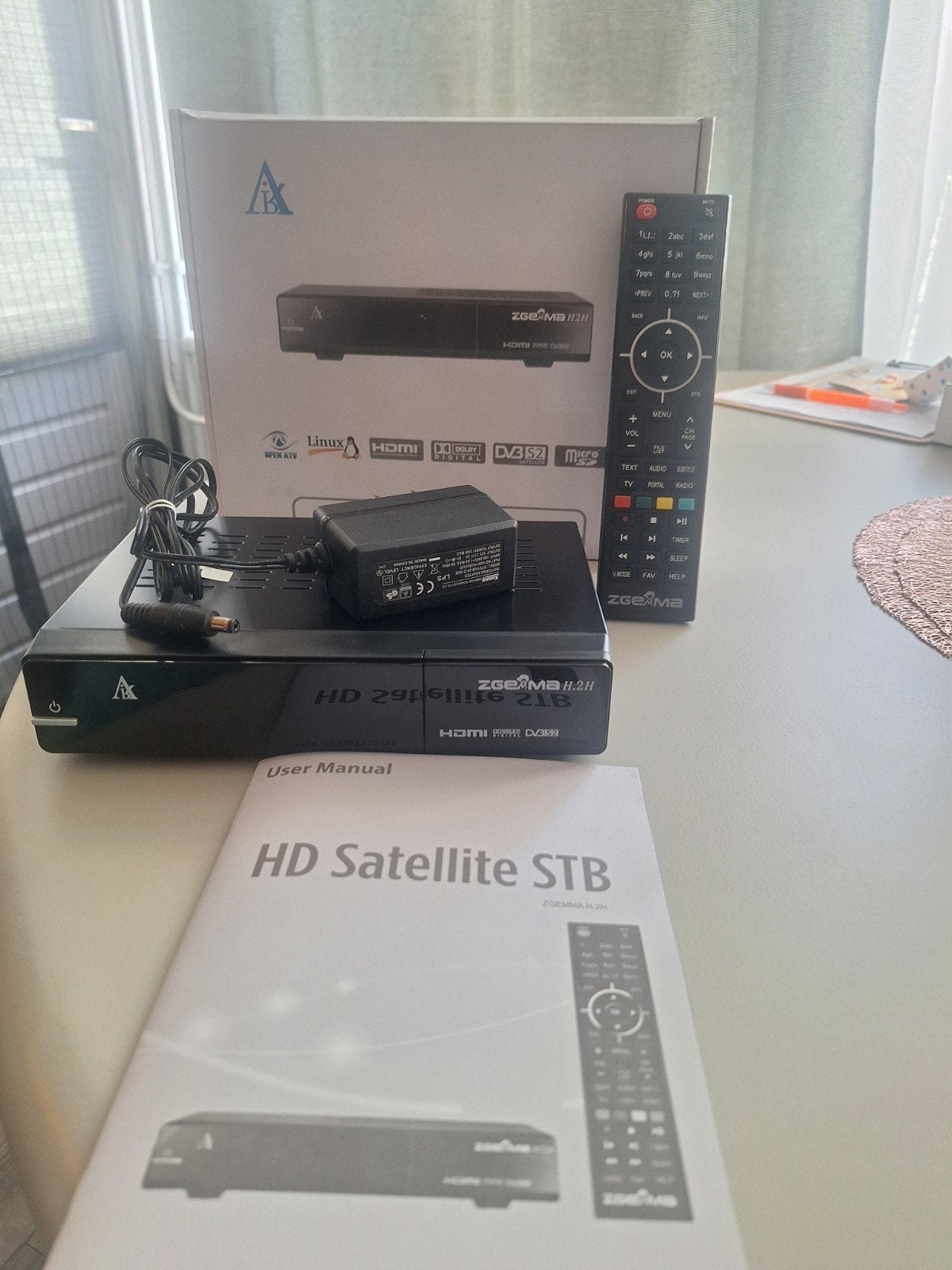 Zgemma H.2H decoder - Digitale satellietontvanger, Ophalen of Verzenden, Zo goed als nieuw, Decoder