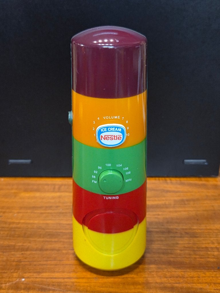 FM Radio reclame Nestle ijsje, Verzamelen, Merken en Reclamevoorwerpen, Ophalen of Verzenden, Zo goed als nieuw, Overige typen