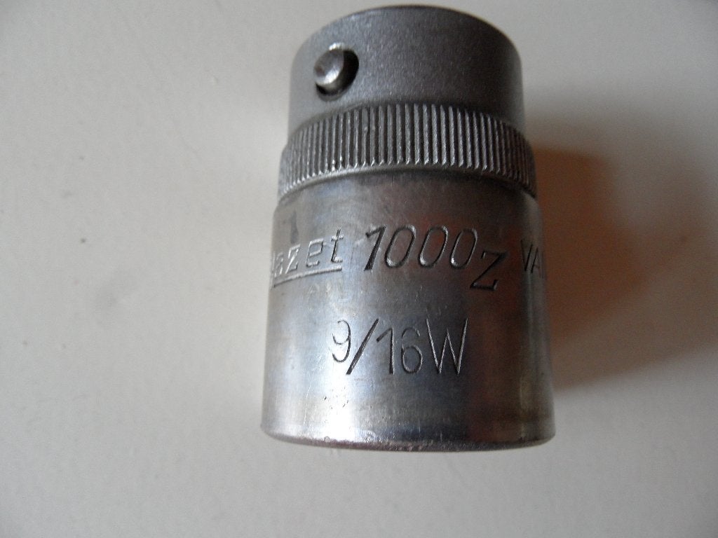 Hazet 1000Z 9/16 W 1.1/8 W  dop aandrijving 3/4, Ophalen of Verzenden, Gebruikt