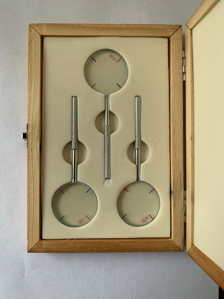 Kruiscilinder set (orthoptie/optometrie/optiek), Boeken, Ophalen of Verzenden, Beta, Zo goed als nieuw