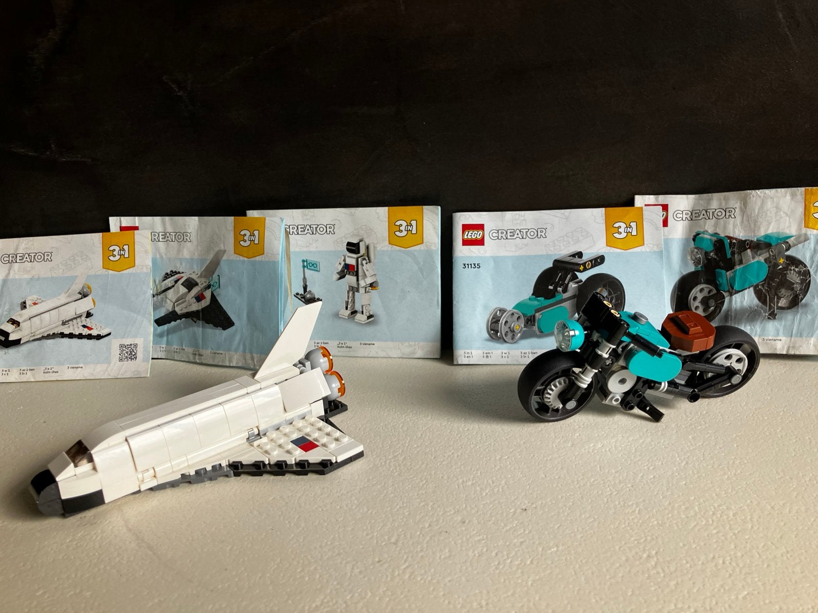 Lego creator 3-in-1 : 31134 en 31135, Compleet, Lego, Ophalen of Verzenden, Creator
