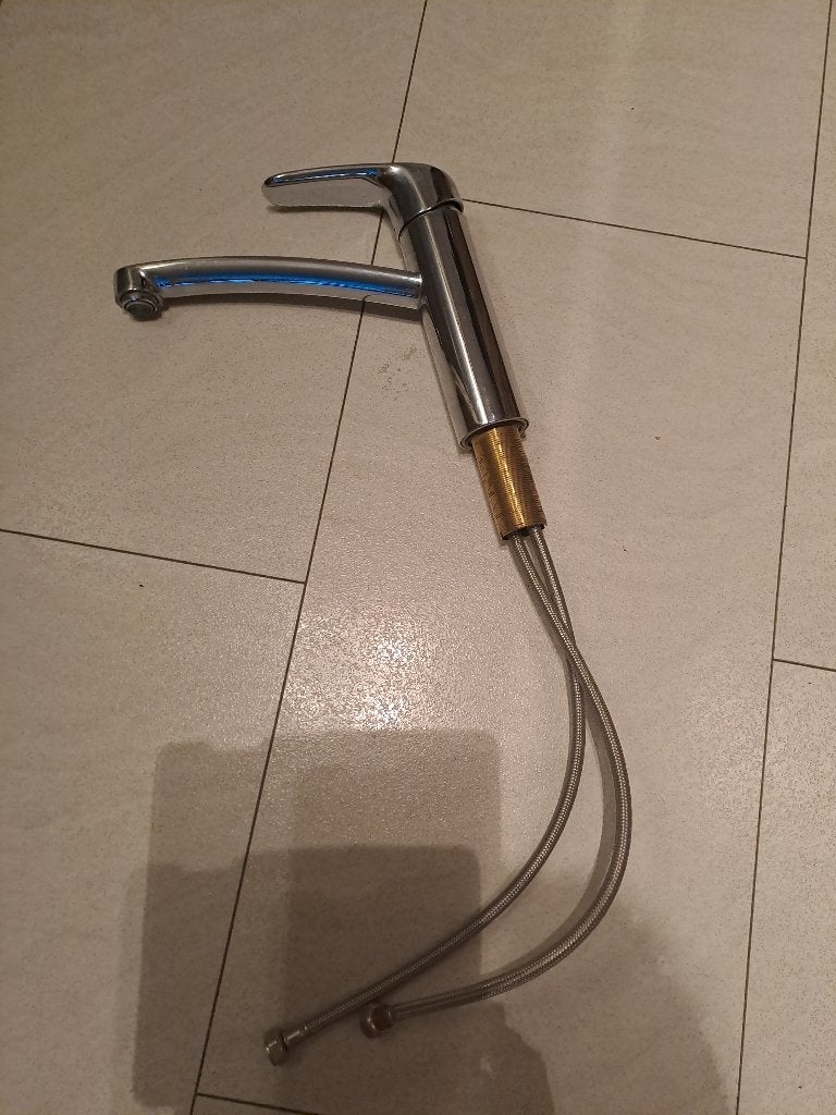 Hansgrohe keukenkraan, Ophalen, Gebruikt, Chroom, Kraan