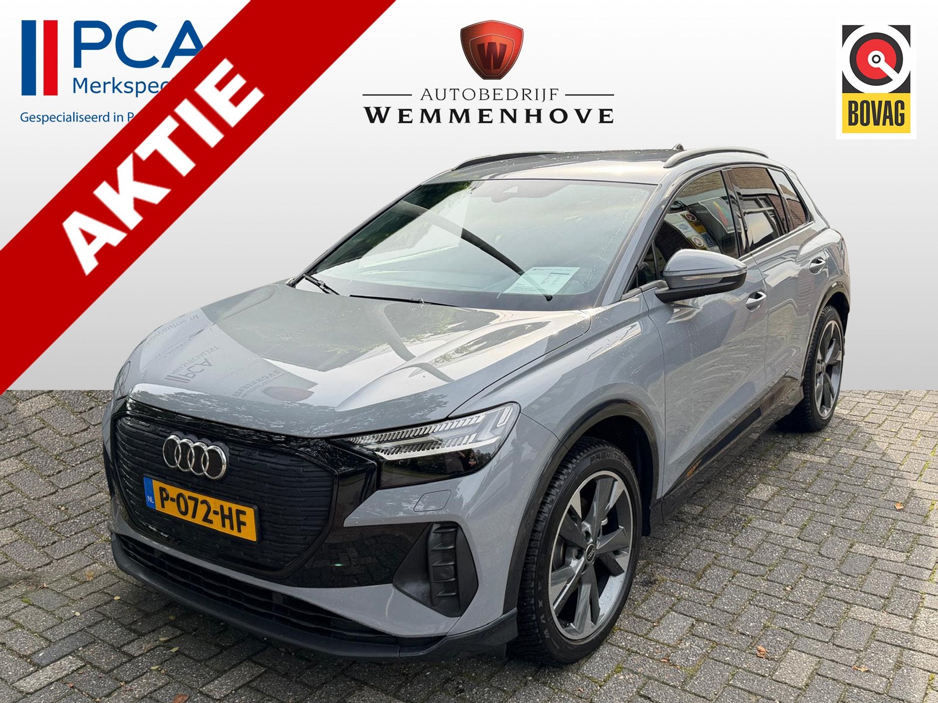 Audi Q4 e-tron Launch edition Advanced 55 kWh (bj 2022), Auto's, Gebruikt, Origineel Nederlands, Q4 e-tron, 170 pk