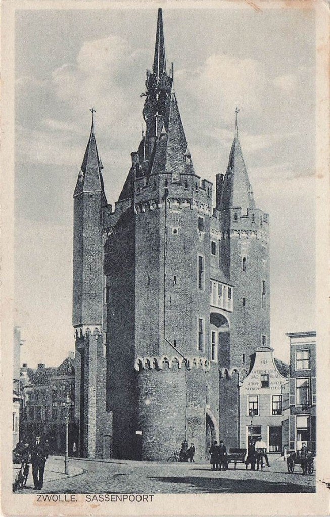 702-260-007 Zwolle Sassenpoort, Verzenden, Voor 1920, Overijssel