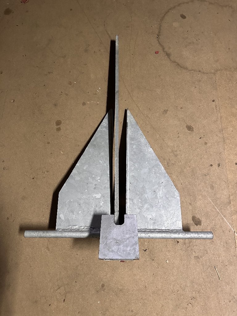 Gegalvaniseerd Anker - 17 kg - Als Nieuw, Ophalen, Zo goed als nieuw, Overige typen