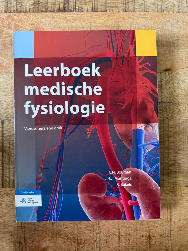 L.N. Bouman - Leerboek medische fysiologie, Boeken, Overige wetenschappen, L.N. Bouman; J.H.J. Muntinga; R. Bakels, Ophalen of Verzenden