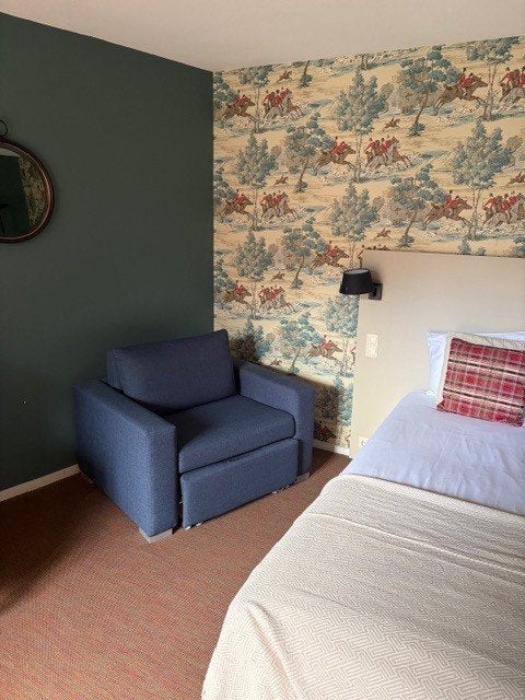 Slaapstoel, Huis en Inrichting, Slaapkamer | Slaapbanken, Ophalen, Gebruikt, 90 cm, Eenpersoons