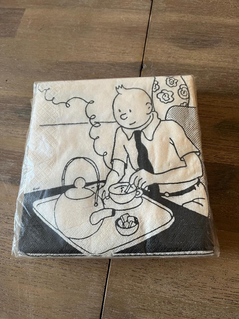 Kuifje papieren servetten, Ophalen of Verzenden, Nieuw