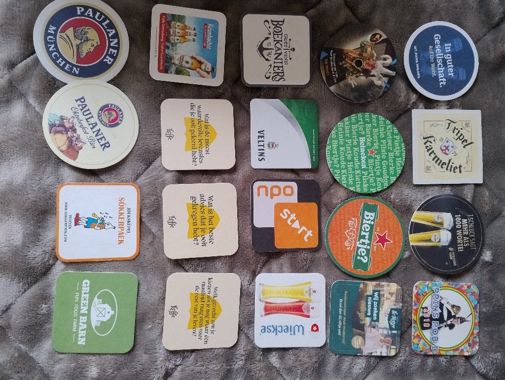 50 bierviltjes verzameling, Ophalen of Verzenden, Zo goed als nieuw