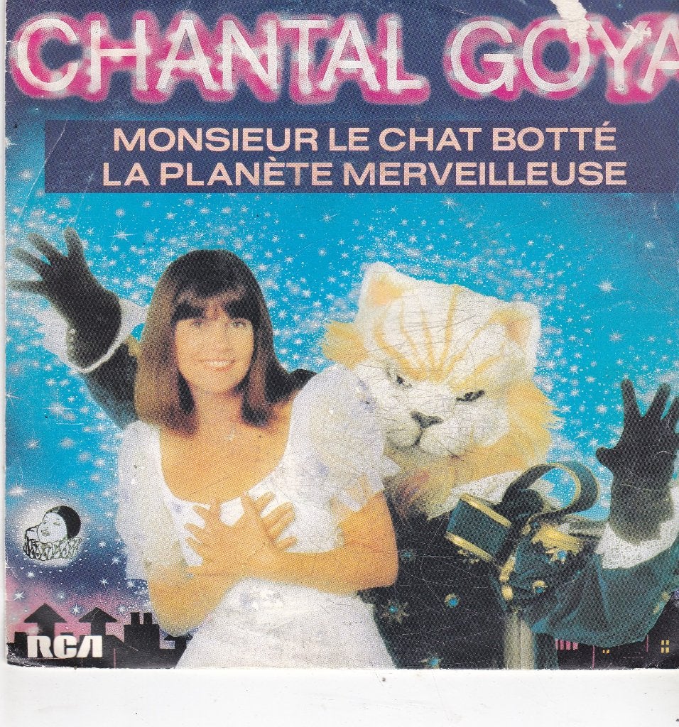 7" Single Chantal Goya - Monsieur le chat botte, Ophalen of Verzenden, Gebruikt, 7 inch, Pop