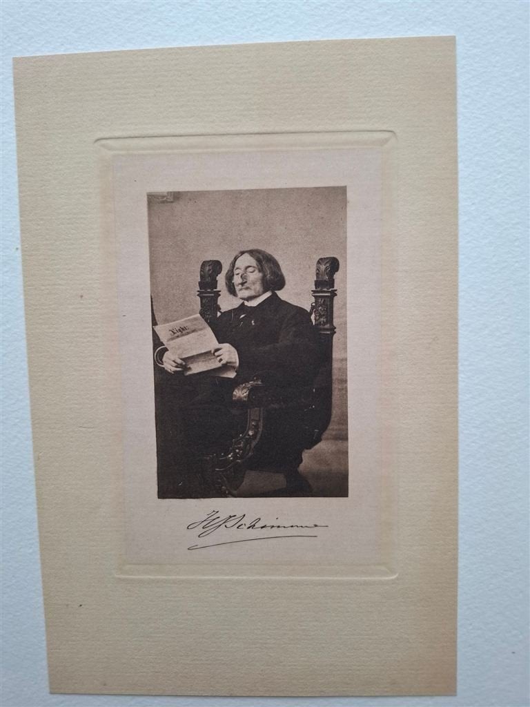 Hendrik Jan Schimmel, oude prent, Ophalen of Verzenden
