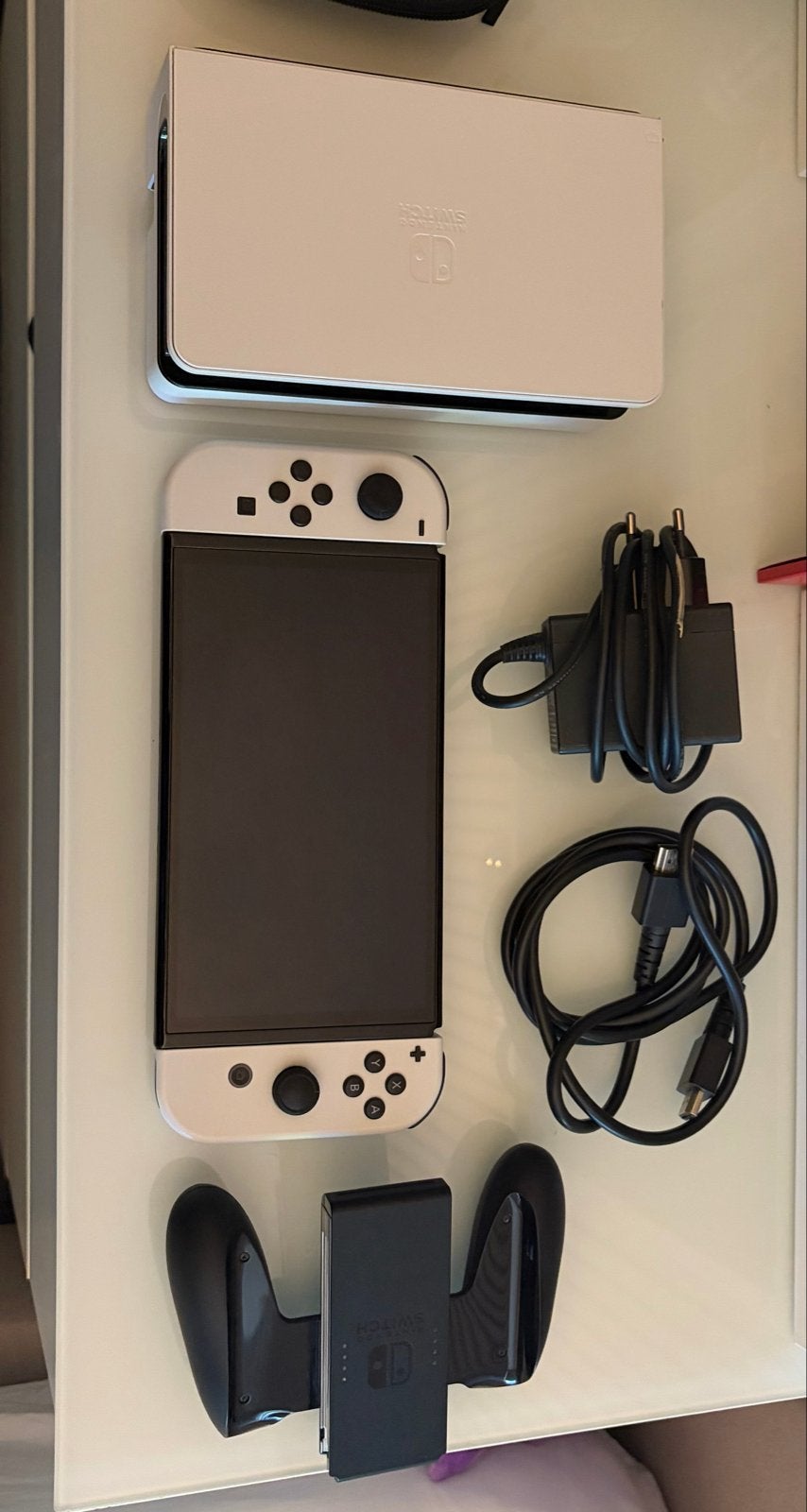 Nintendo Switch OLED, Spelcomputers en Games, Spelcomputers | Nintendo Switch, Gebruikt, Met 1 controller, Met harde schijf, Switch OLED