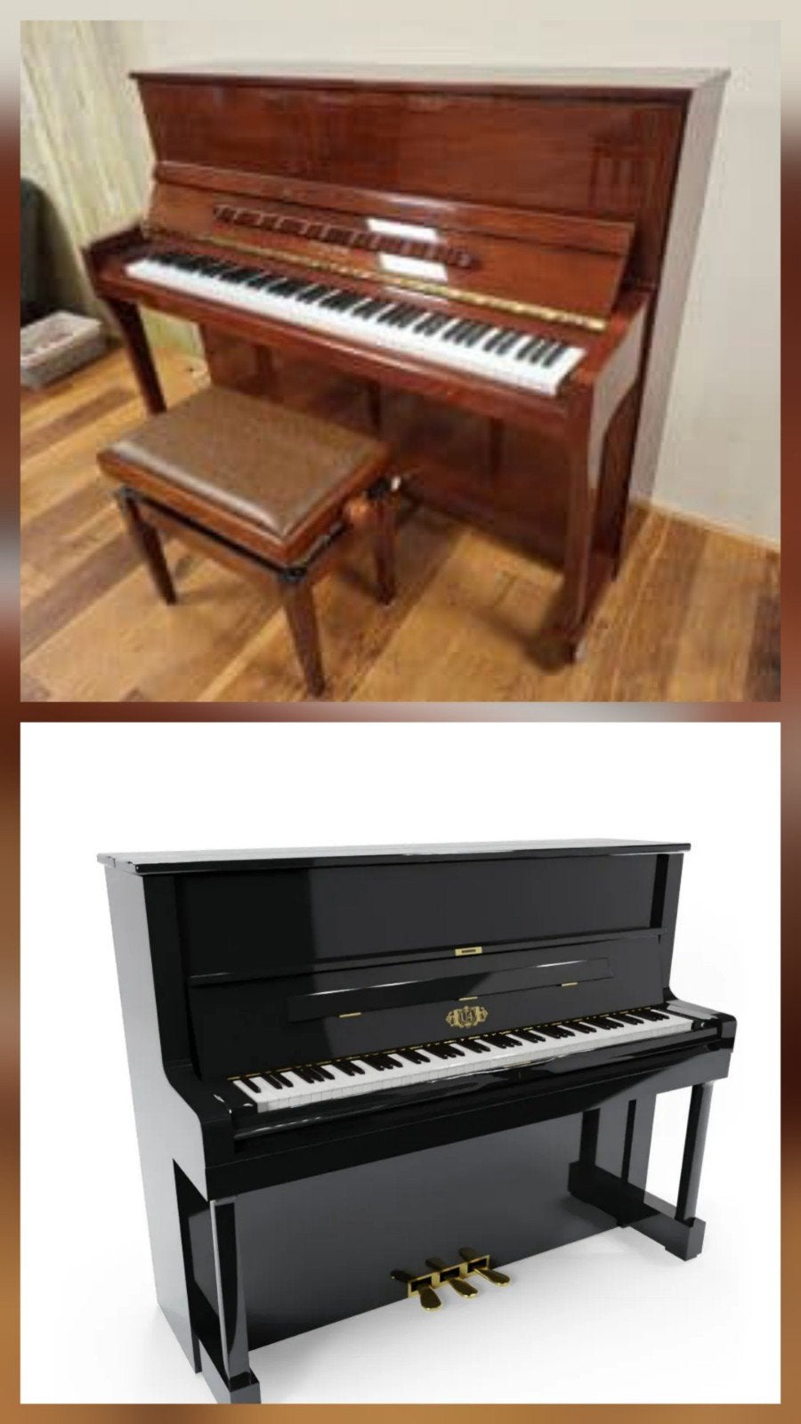 GEZOCHT: piano max 55 cm diep, Muziek en Instrumenten, Ophalen, Gebruikt, Zwart, Piano