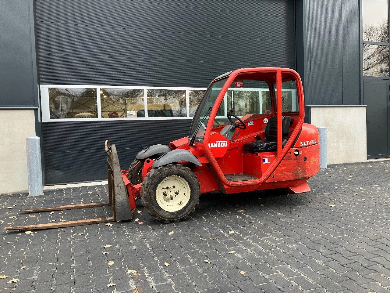 Manitou SLT 415e twisco verreiker/wiellader (bj 2003), Verreiker