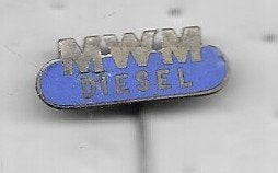 EMAILE M.W.M. DIESEL AUTO GERELATEERDE SPELD, Verzamelen, Ophalen of Verzenden, Gebruikt, Transport, Speldje of Pin