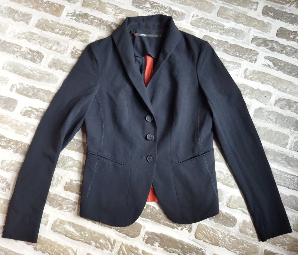 Penn&Ink Blazer Travelstof Zwart Maat 38, Kleding | Dames, Maat 38/40 (M), Penn & Ink, Zwart, Ophalen of Verzenden