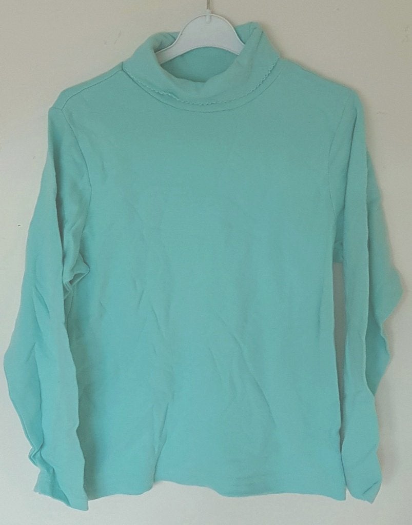 Maat 122 Groene Gymboree longsleeve met col NIEUW (0081) a, Meisje, Gymboree, Nieuw, Ophalen of Verzenden