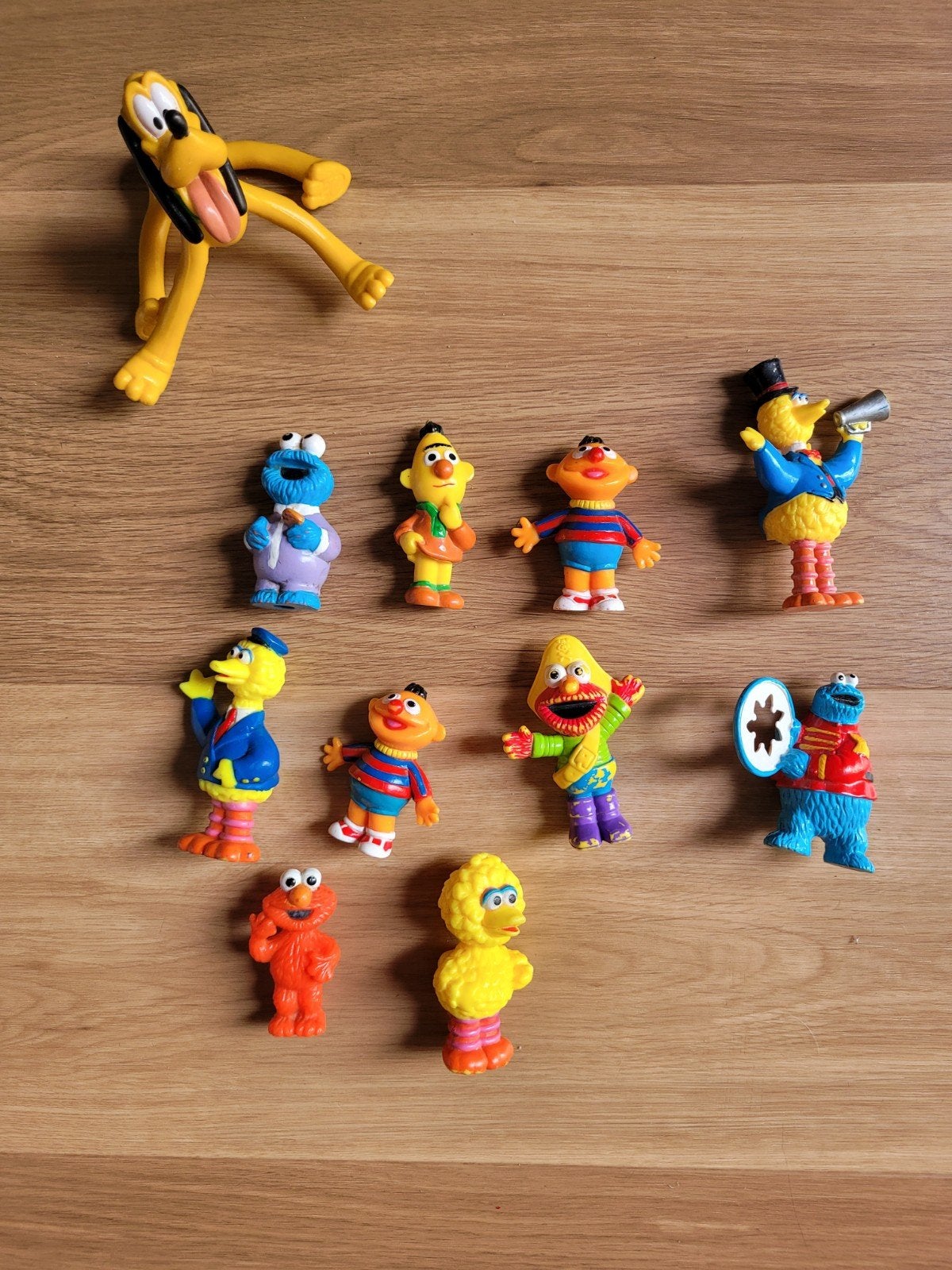 Sesamstraat en Pluto figuren, Ophalen of Verzenden, Gebruikt