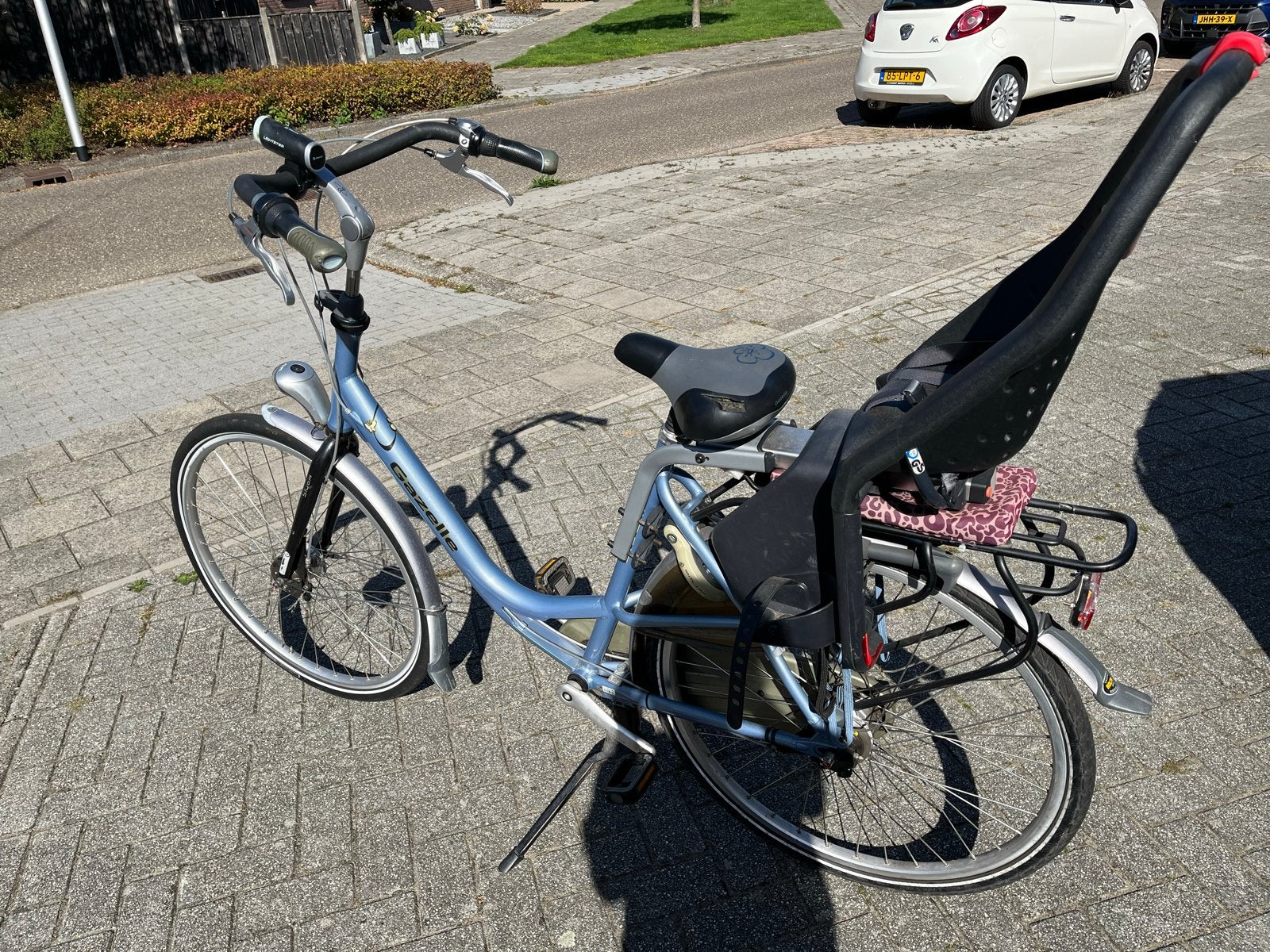 Gazelle Mama fiets met Yepp achterzitje, Ophalen, Gebruikt, Gazelle