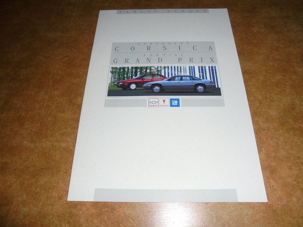 brochure Chevrolet Corsica/ Pontiac Grand Prix  1993, Boeken, Ophalen of Verzenden, Nieuw, Chevrolet
