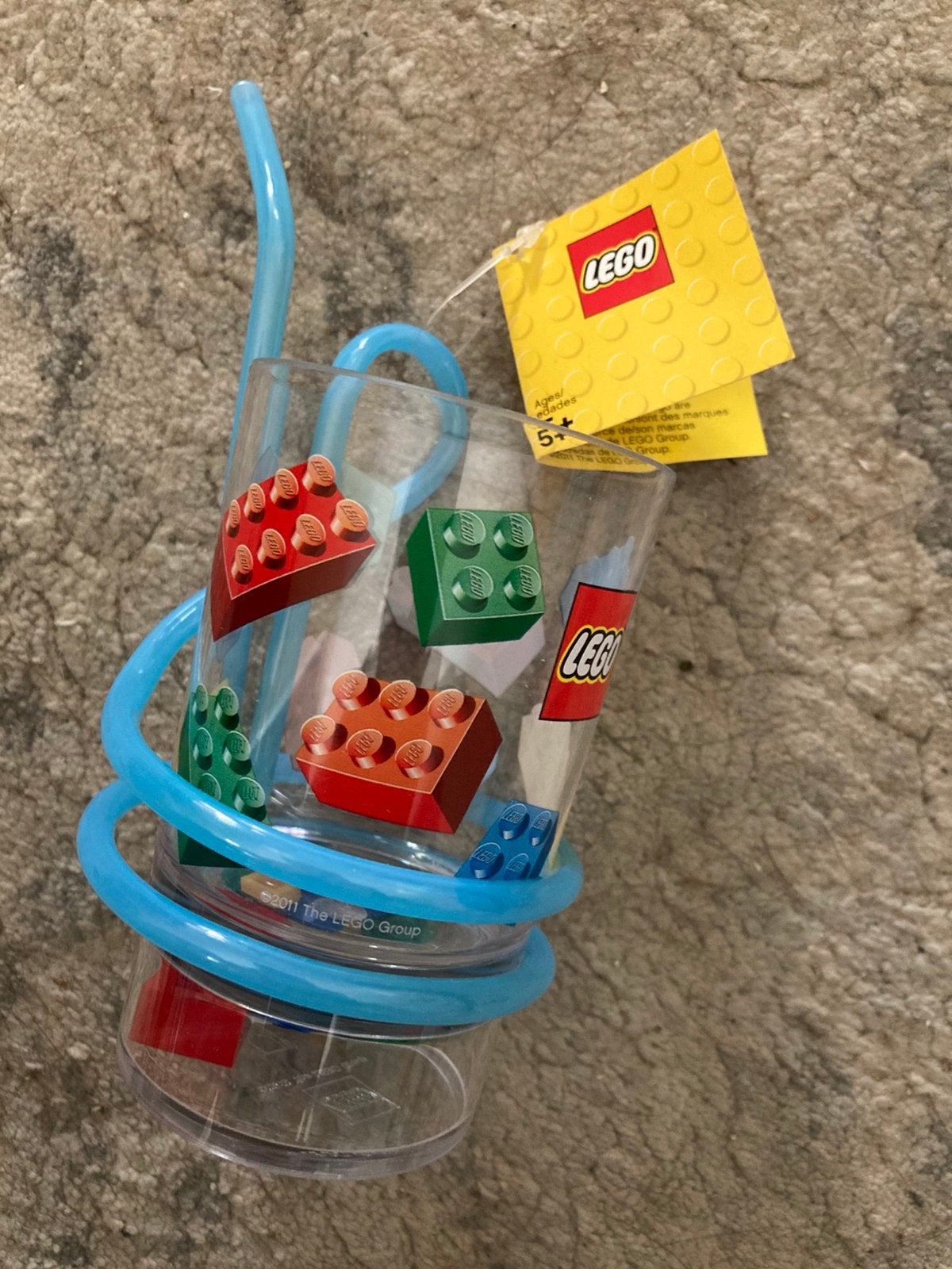 Lego 853213 Beker met blauw rietje (new), Overige thema's, Lego, Nieuw, Ophalen of Verzenden