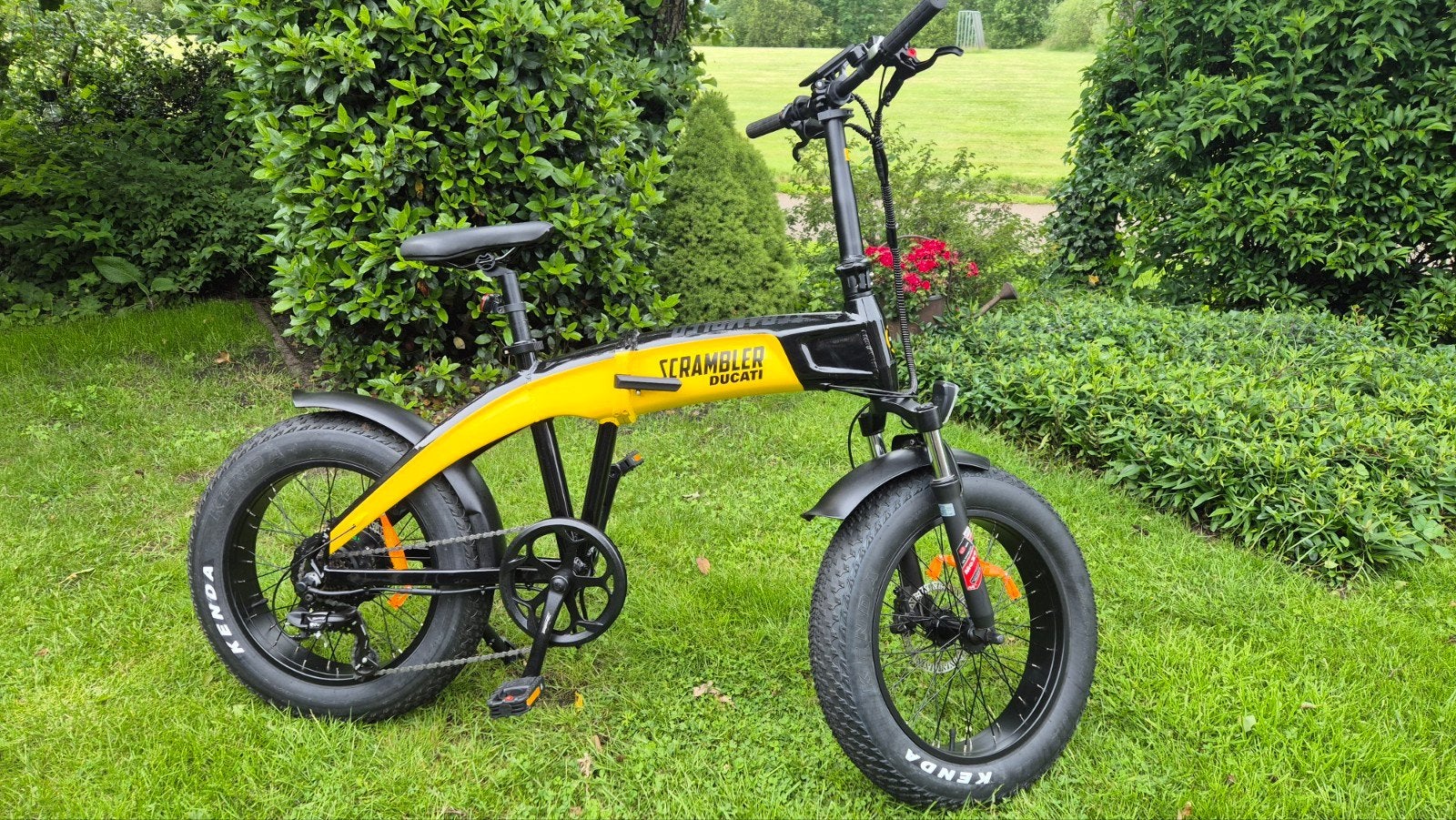 Ducati Scrambler SCR-E opvouwbare elektrische fiets, Zo goed als nieuw, Minder dan 47 cm, 50 km per accu of meer, Ophalen