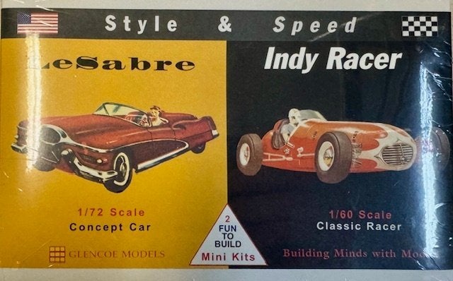 Coelianmodels, Glencoe 03608, LeSabre & Indy, 1/72, € 9,99, Overige merken, 1:50 of kleiner, Auto, Nieuw