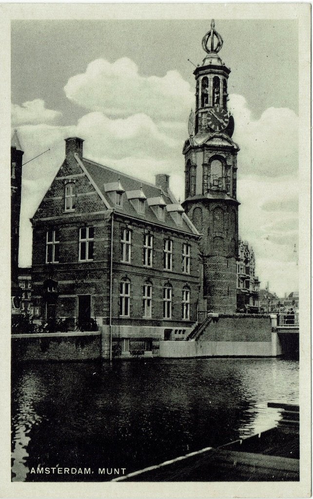 Amsterdam - Munt. Gelopen Loosduinen 1941., Verzamelen, Ansichtkaarten | Nederland, Ophalen of Verzenden, 1940 tot 1960, Gelopen