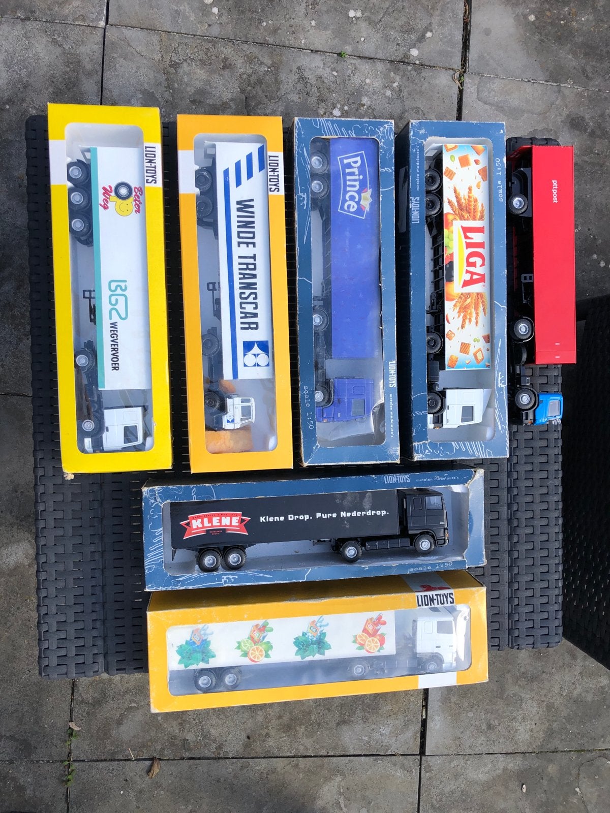 Lion Toys vrachtwagens - diverse modellen in doos, Ophalen of Verzenden, Zo goed als nieuw, Bus of Vrachtwagen
