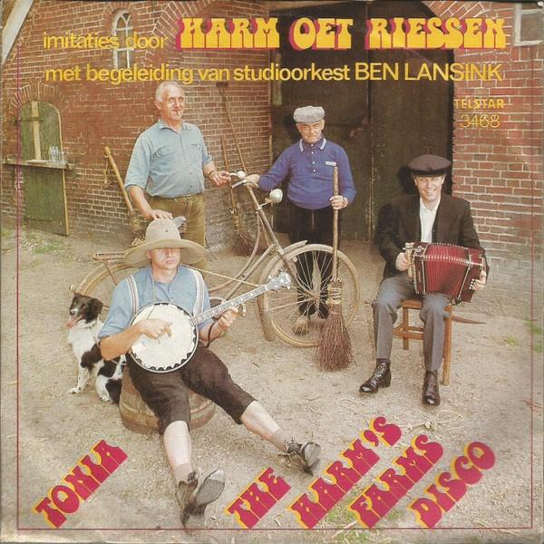 Harm Oet Riessen /  Ben Lansink  tonia  telstar 3468, Fotohoes, 7 inch, Ophalen of Verzenden, Zo goed als nieuw