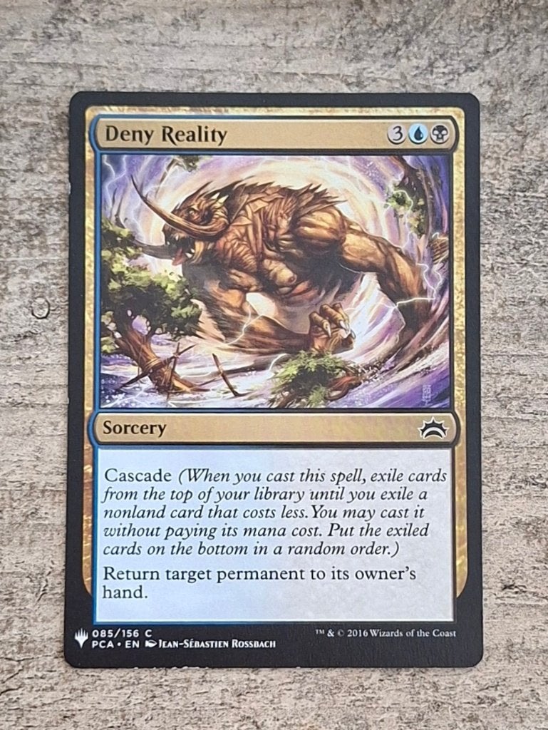 Deny Reality - Magic the Gathering, Verzenden, Gebruikt, Losse kaart