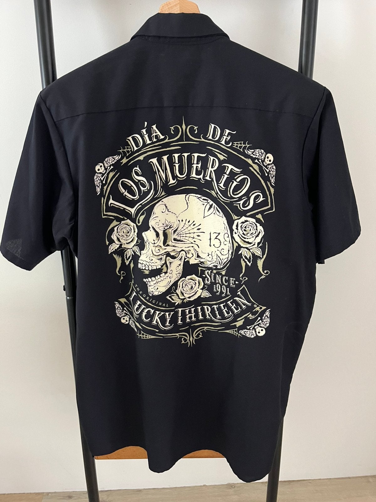 Lucky 13 dias de los muertos work shirt, Verzenden, Zo goed als nieuw