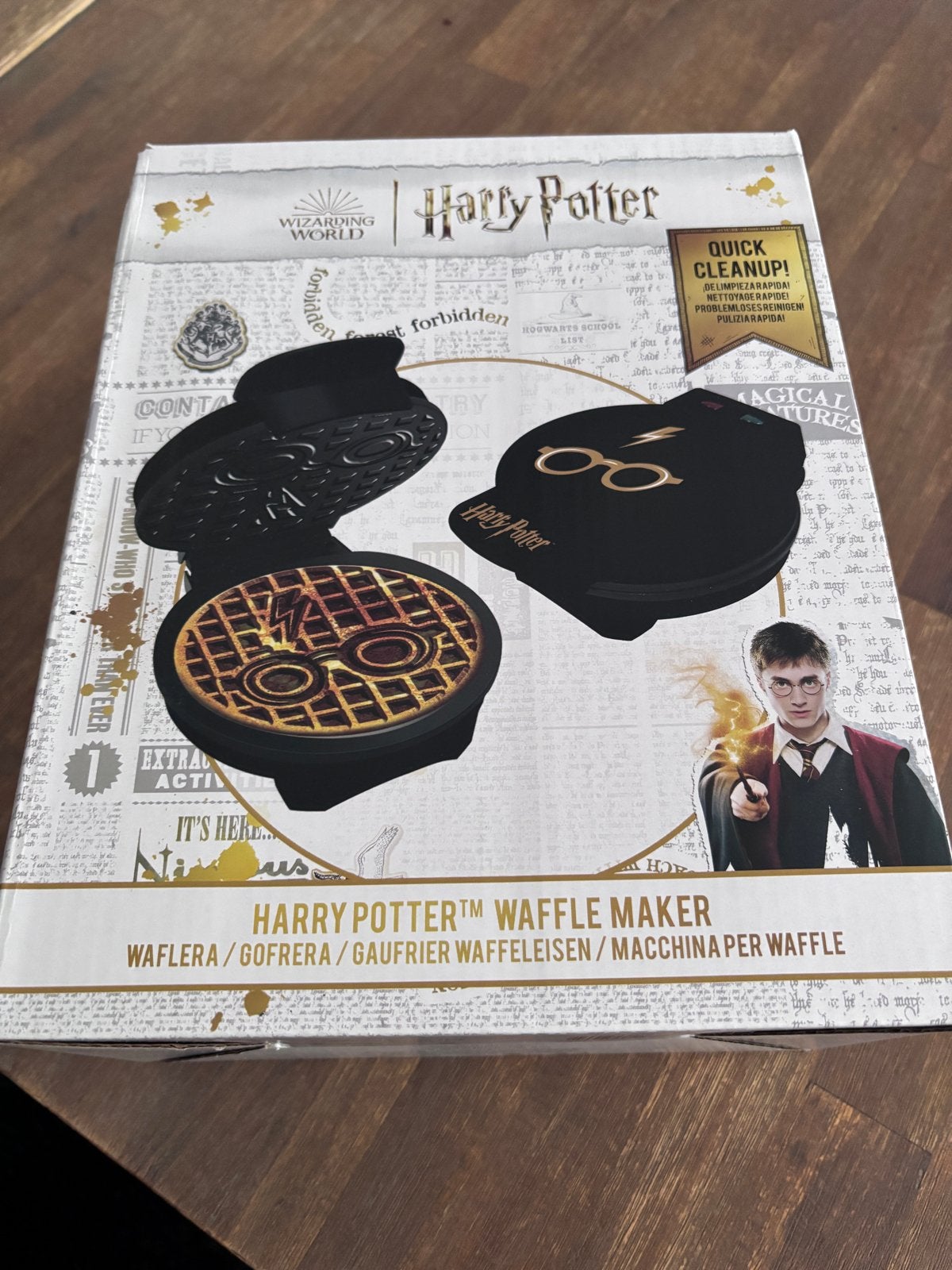 Harry Potter Wafelijzer - Nieuw in doos, Witgoed en Apparatuur, Ophalen of Verzenden, Nieuw