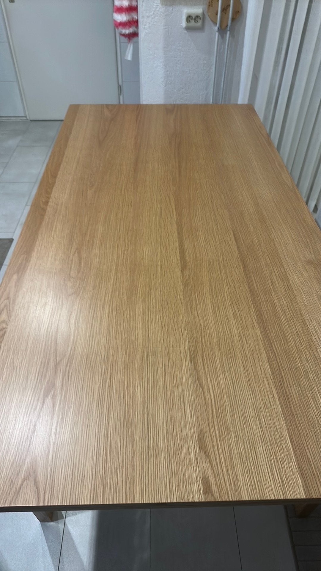 Eettafel, Ophalen, Naturel eiken, Nieuw, 50 tot 100 cm
