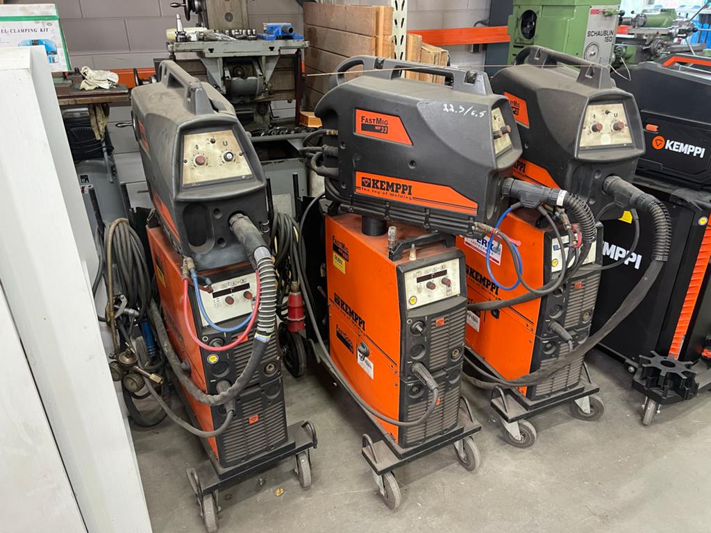 Lasmachine Kemppi FastMig km400 3x, Ophalen, Gebruikt, 250 ampère of meer, Co2