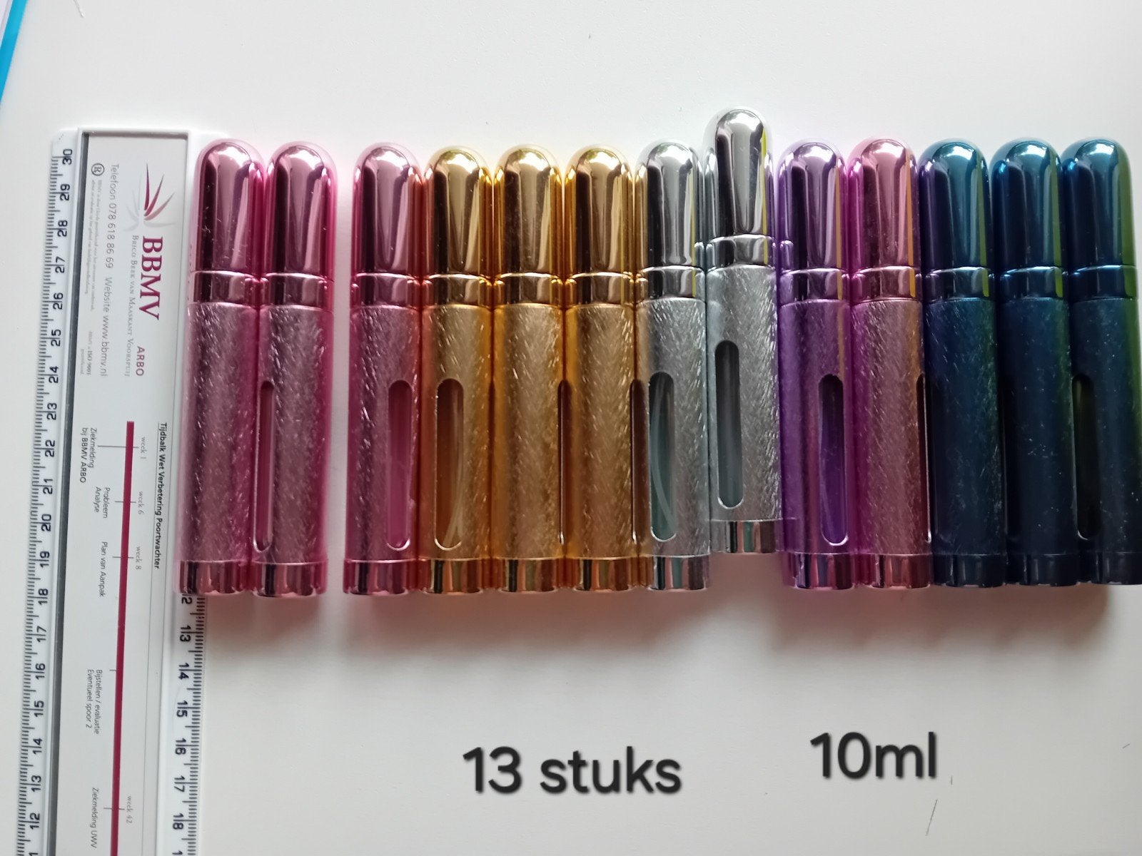 13x parfum vulflesjes/verstuivers, Overige kleuren, Nieuw, Toebehoren, Verzenden
