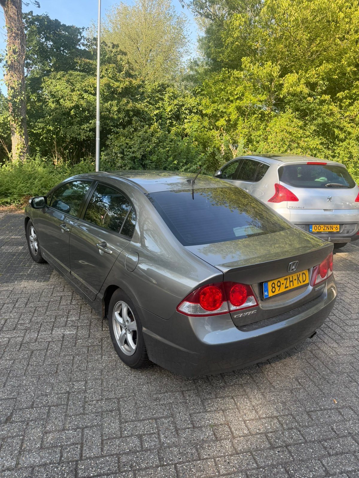 Honda Civic 1.3 Vtec Hybrid 4DR C-tr. 2008 Grijs, Auto's, Origineel Nederlands, 22 km/l, Sedan, 1339 cc