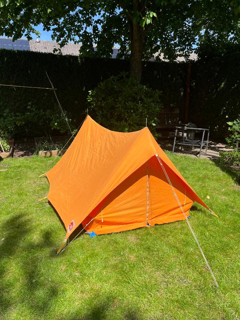 Vintage André Jamet 2-pers tent (jaren 60/70), Ophalen of Verzenden, Gebruikt, Tot en met 2