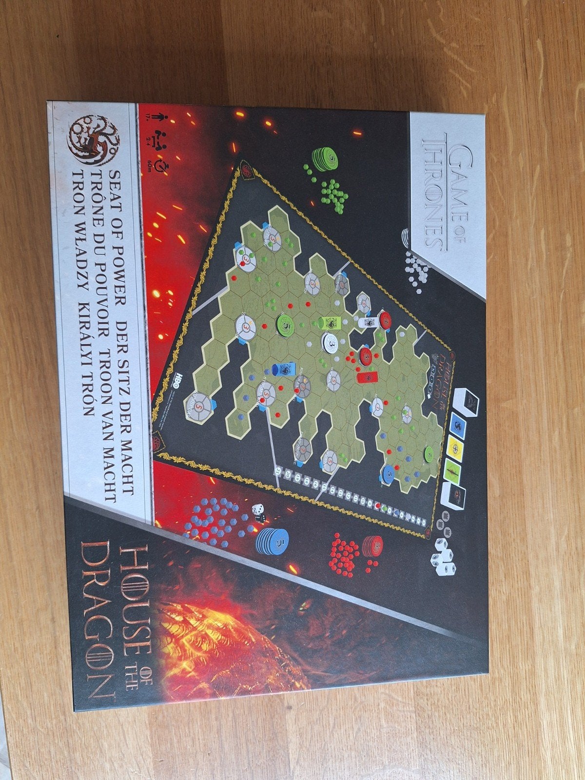 House of the Dragon: A Game of Thrones bordspel, Hobby en Vrije tijd, Drie of vier spelers, Ophalen of Verzenden, Zo goed als nieuw