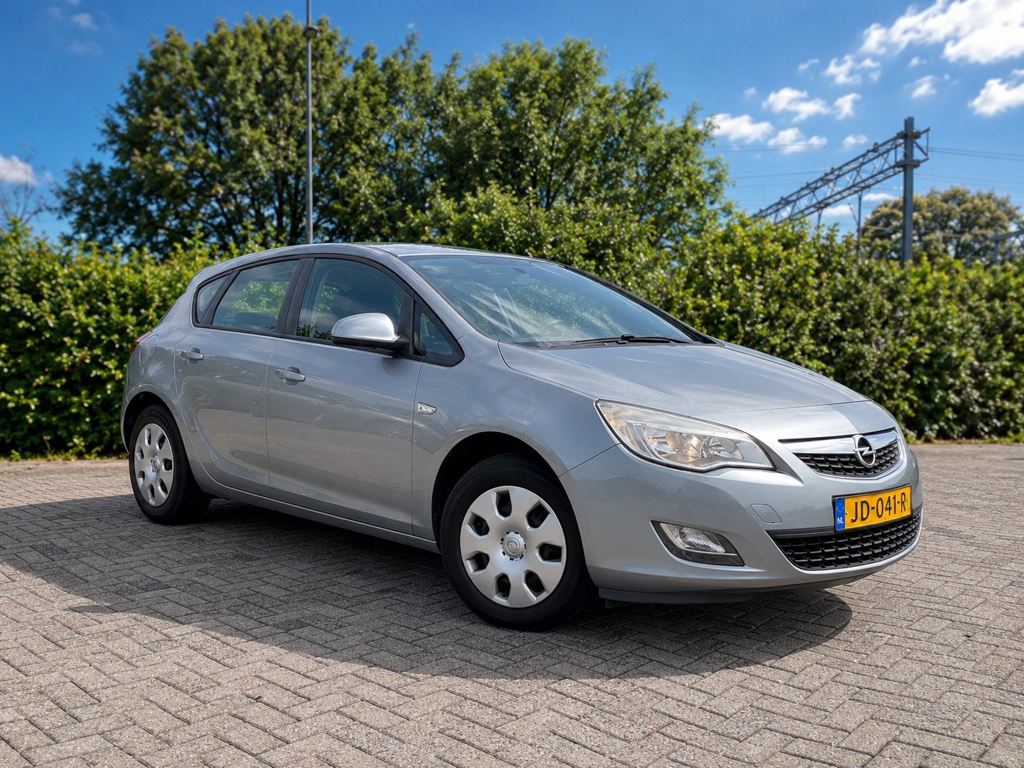Opel Astra 1.4 Ecotec 64KW 5-D 2011 Grijs 114343km, Auto's, Voorwielaandrijving, 4 cilinders, Handgeschakeld, Particulier