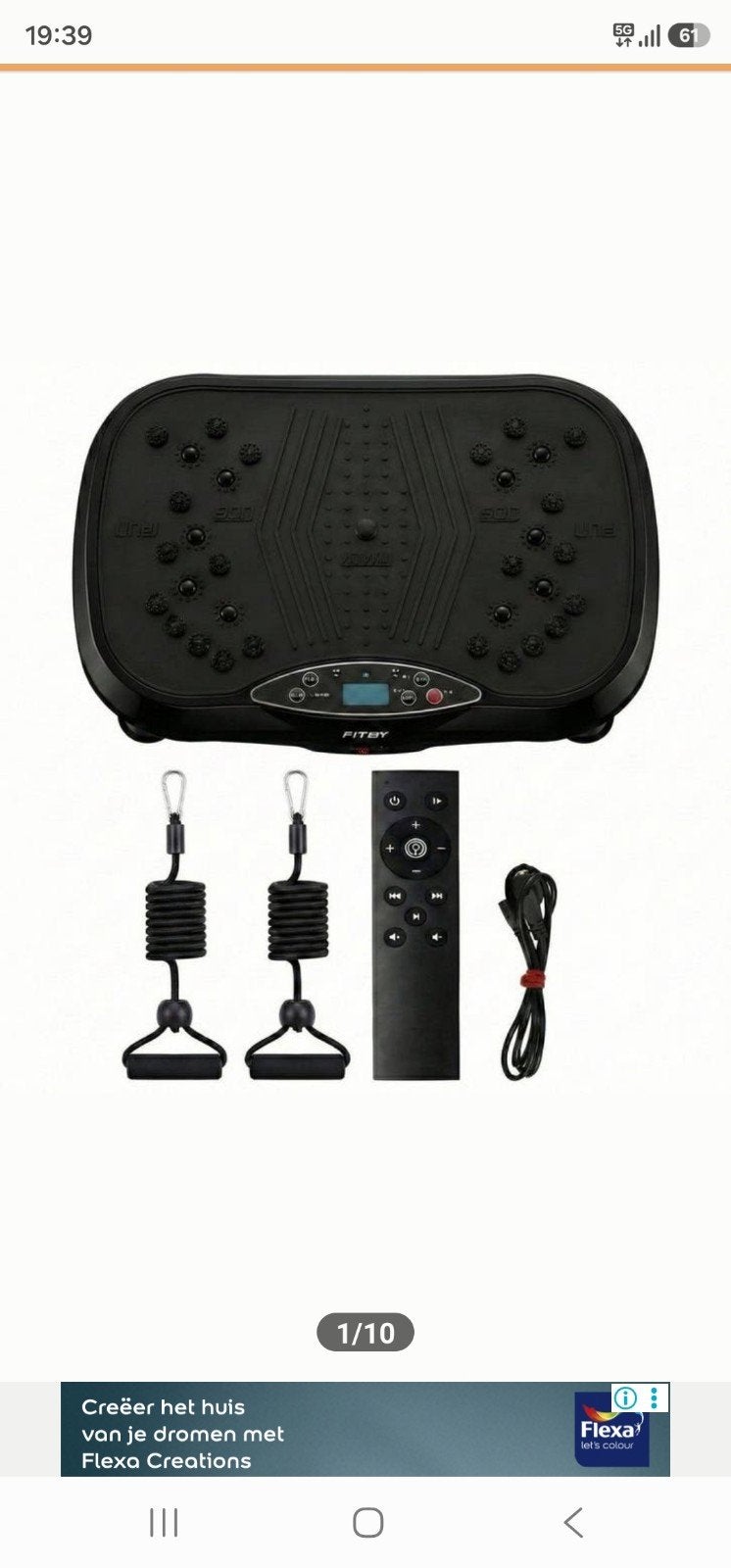 Trilplaat Vibration Plate - Nieuwstaat, doos geopend, Ophalen, Zo goed als nieuw, Benen, Overige typen