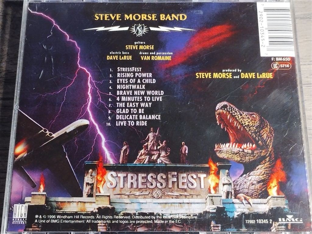 Steve Morse Band – StressFest, Ophalen of Verzenden, Zo goed als nieuw, Jazz