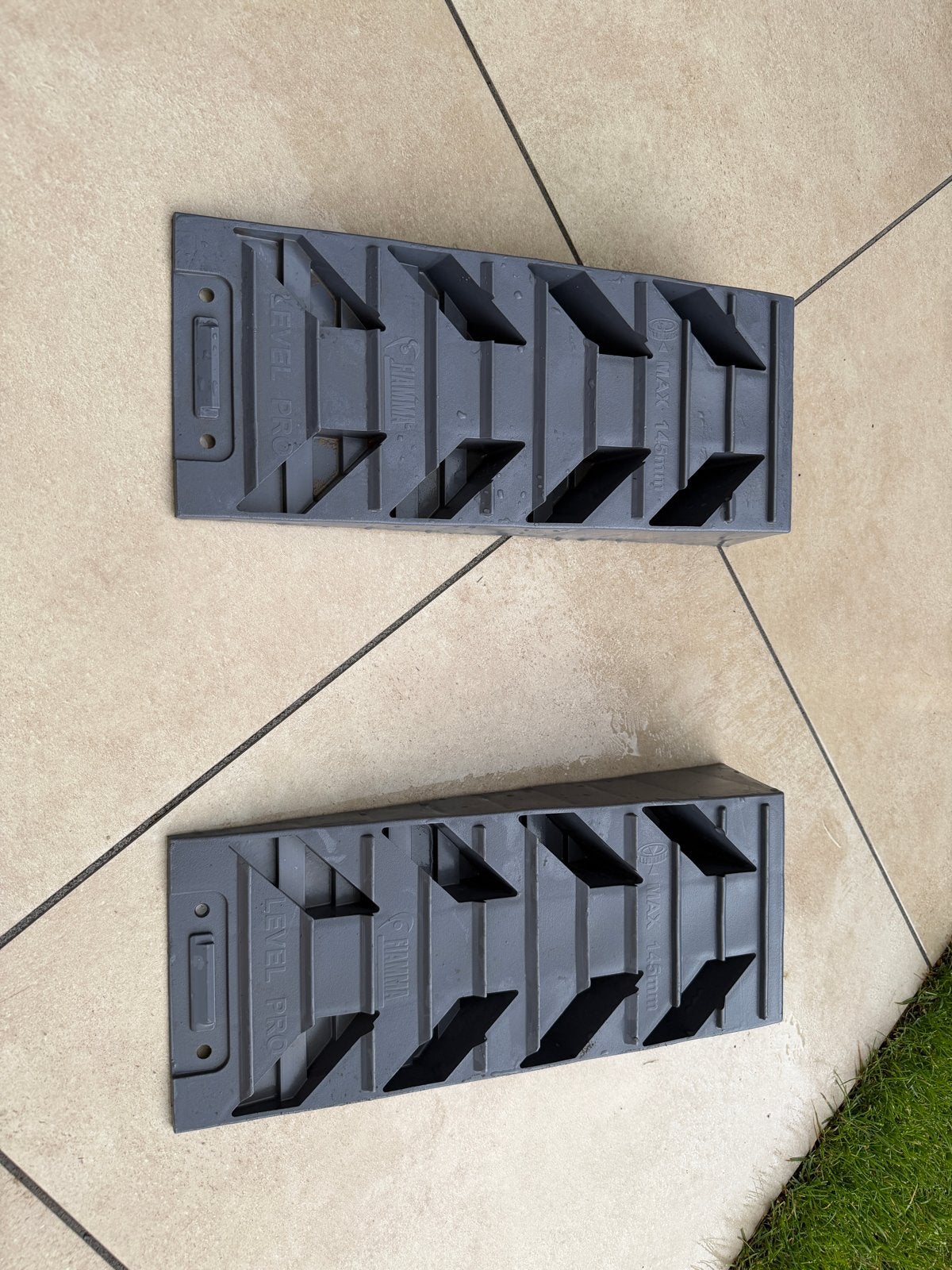 Fiamma Level Pro Oprijblokken Camper Caravan (4 stuks), Caravans en Kamperen, Ophalen, Gebruikt