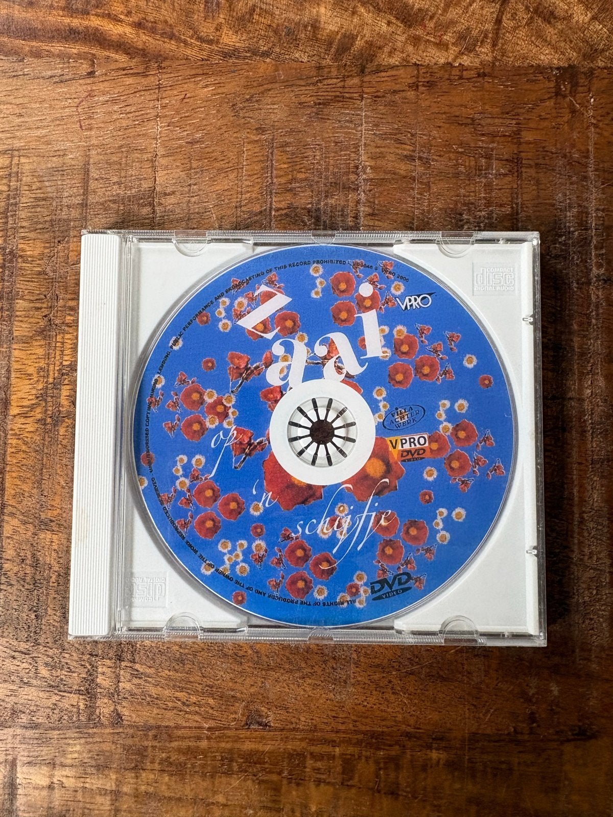 VPRO Zaai op schijfje DVD, Alle leeftijden, Ophalen of Verzenden, Zo goed als nieuw, Inclusief doosje
