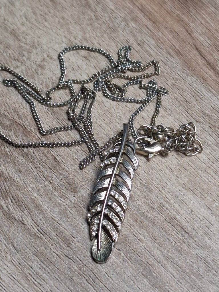 Lange ketting, Ophalen of Verzenden, Gebruikt, Overige kleuren, Overige materialen