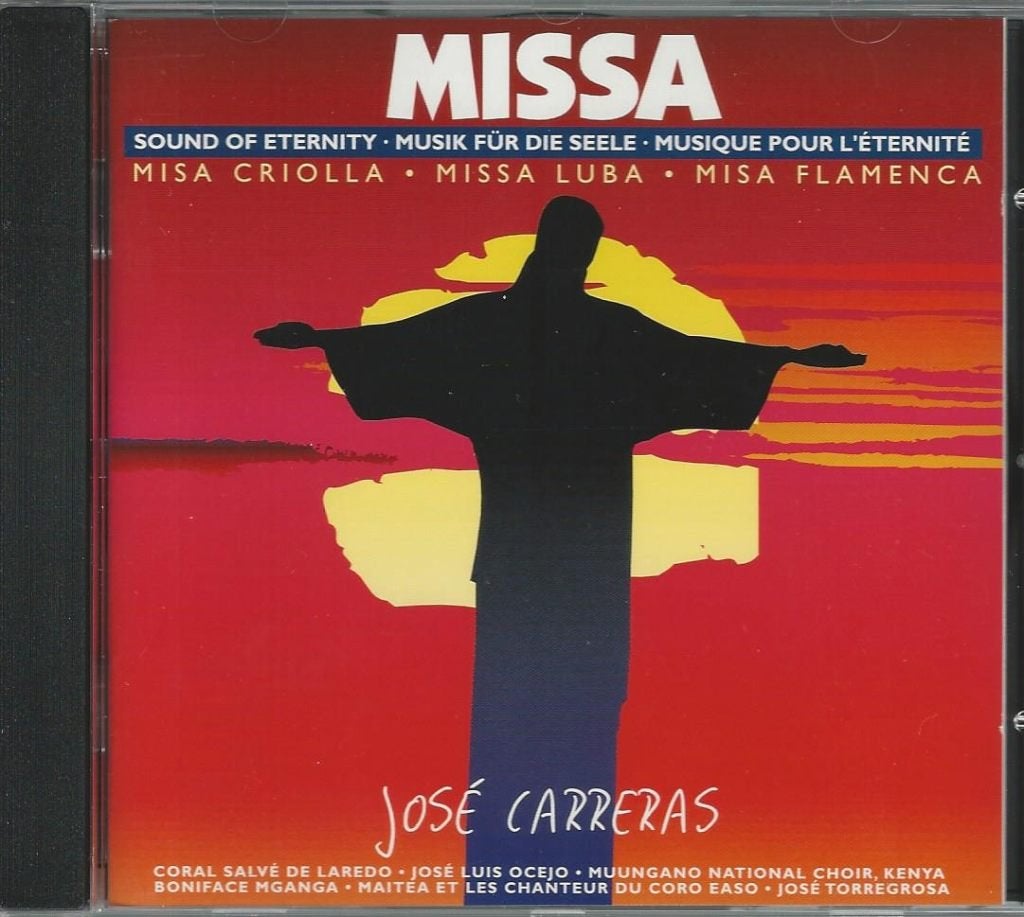 José Carreras - Missa Criolla,Luba,Flamenca = 2,99, Ophalen of Verzenden, Classicisme, Zo goed als nieuw, Vocaal